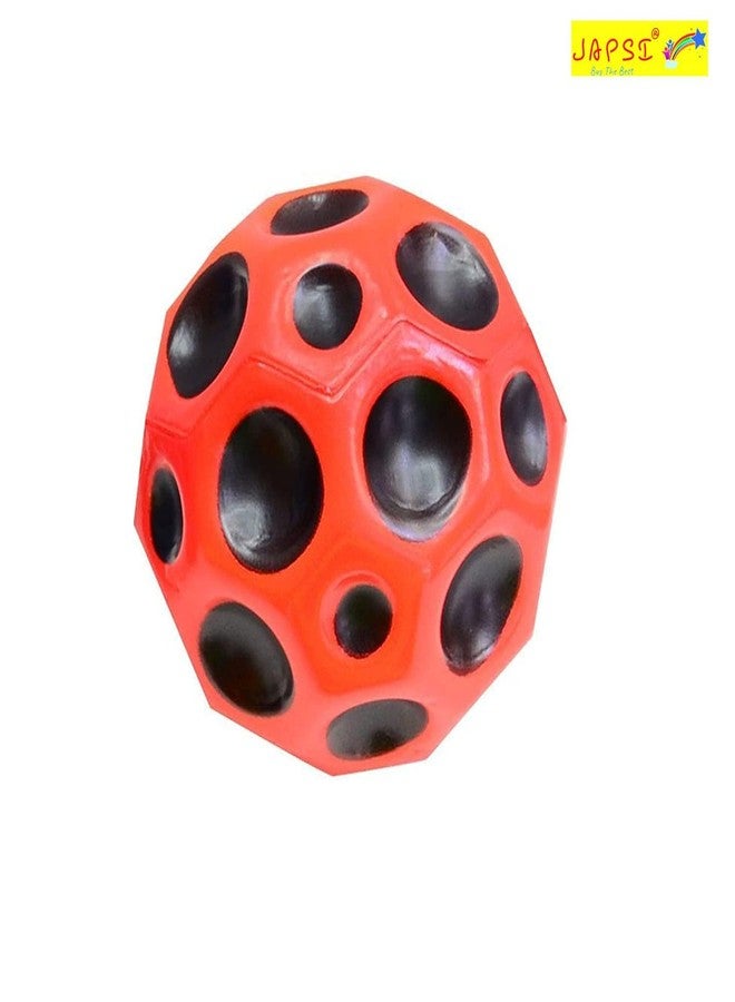 JAPSI Kids Bouncy Ball, Soft Crater Texture, Green and Black, Indoor Outdoor Play - Image 3